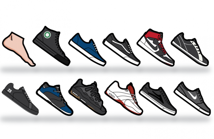 REBLOG! The Evolution of Skate Shoes REBLOG! The Evolution of Skate Shoes