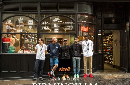 selected by: size? Birmingham selected by: size? Birmingham