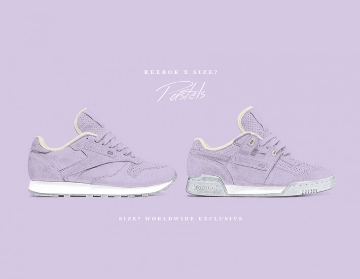 reebok pastel purple