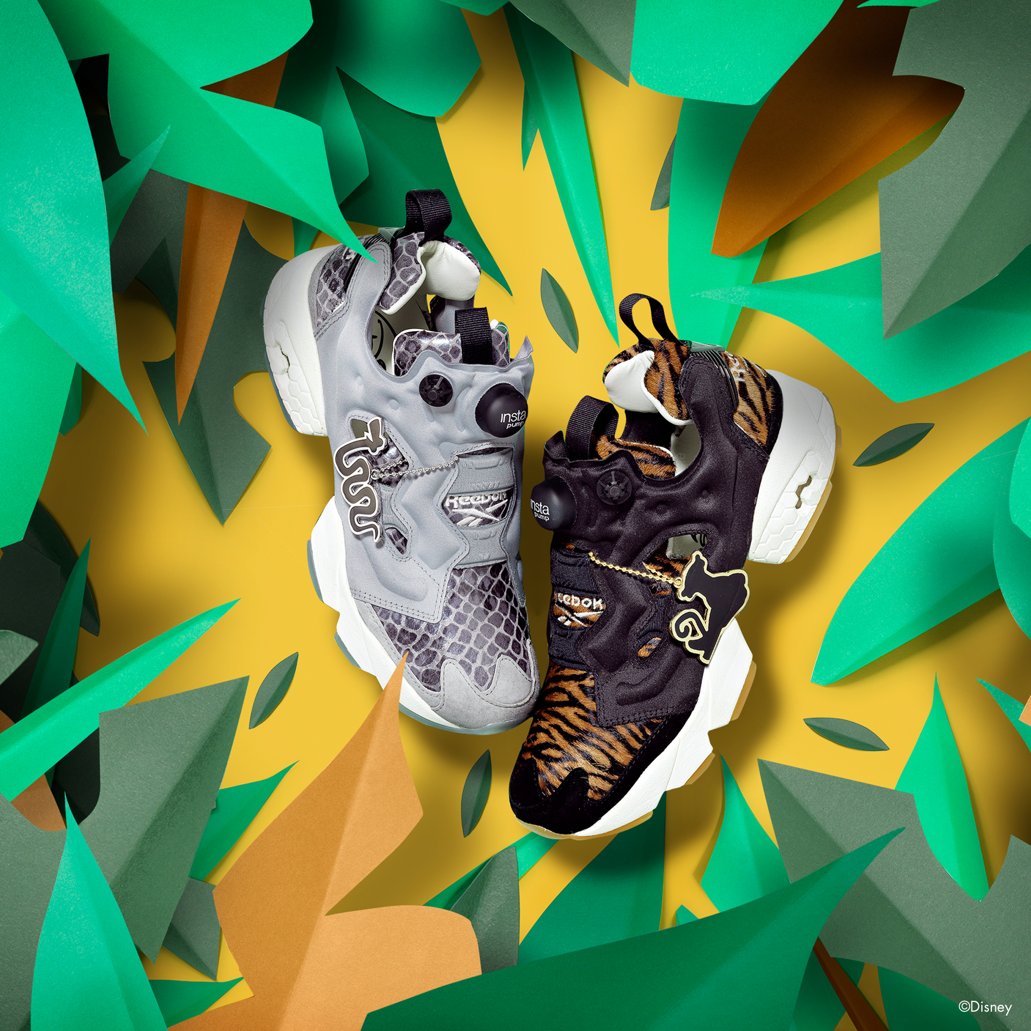 Reebok INSTAPUMPFURY ×DISNEYJUNGLE BOOKシーンカジュアル - 靴