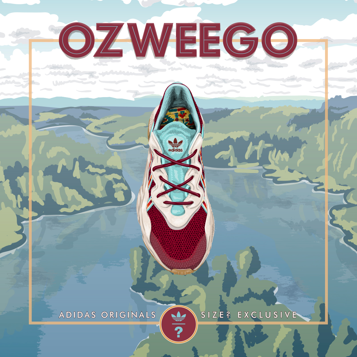 adidas Originals Ozweego - size 