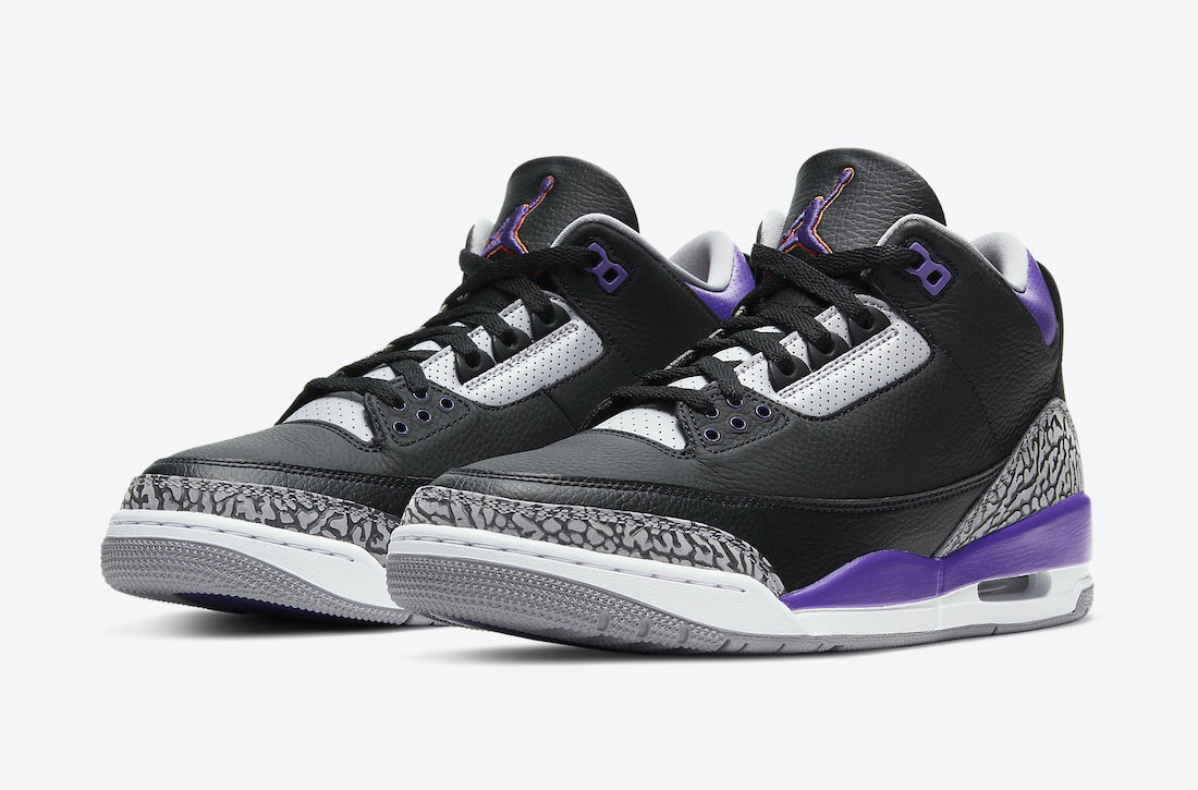 The Air Jordan 3 Court Purple nods towards original 1988 designs size blog