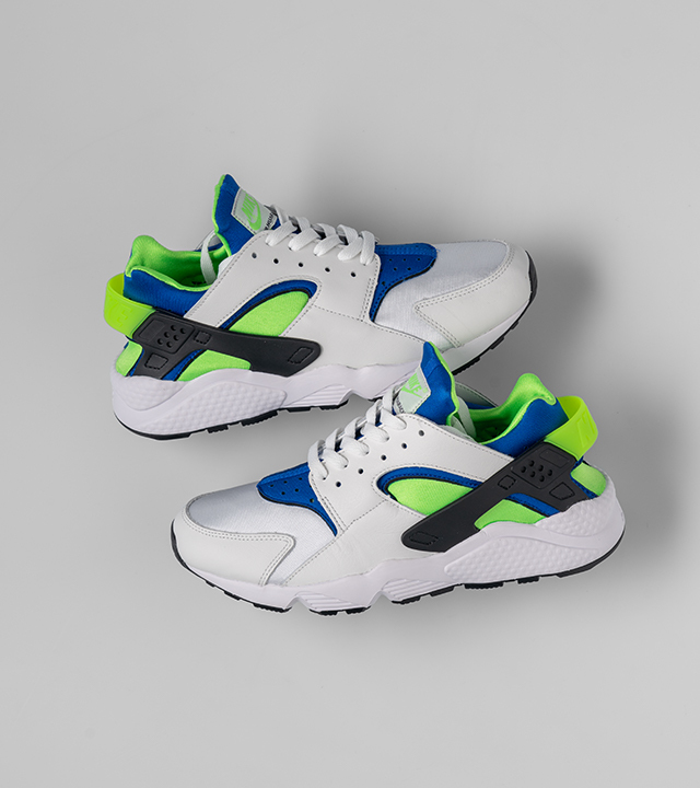 nike huarache scream green